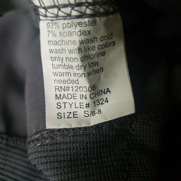 Scrubaid Scrub Top Dark Gray Zipper Front Scrubs Medical Vet Dental Women's S - Picture 5 of 8